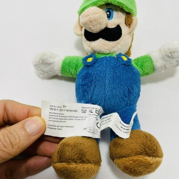 Nintendo Super Mario Luigi Plush Toy Set Brothers Twins Men Red Green Video Game - Picture 12 of 12